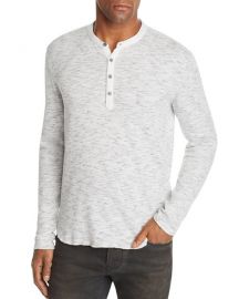 John Varvatos Star USA Space-Dyed Henley  at Bloomingdales